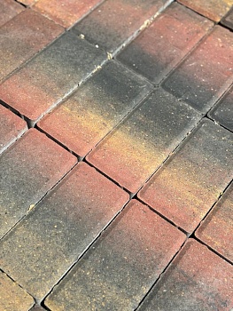 Брусчатка 40х100х200 Яшма Гранит САПФИР (в поддоне 20м2 в ряду 1м2)