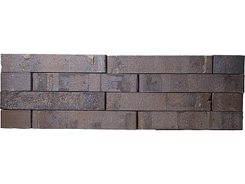 Кирпич Клинкерный Латерм Антик F100 М 300(630 шт) вдп 5% Темно-коричнево-черный №73.1