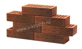 Кирпич керамический ВКЗ 1НФ М-150 Красный Флеш руст (480шт) 