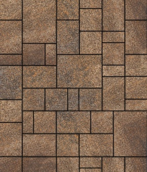 Тротуарная плитка Мюнхен 60 мм Листопад Клен (в ряду 1,10м2)14,30м2 ВЫБОР