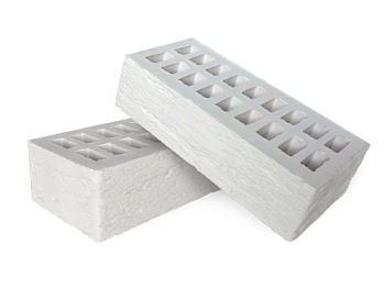 Кирпич Керамический Красная Гвардия 1НФ Белый ROCK  М-150 (480)