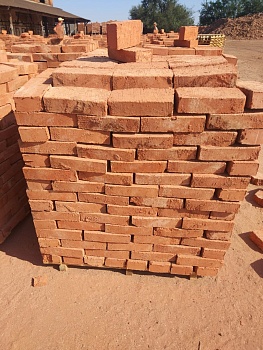 Кирпич рядовой Новолеушковский 1НФ М-100 пластического формирования (500шт)