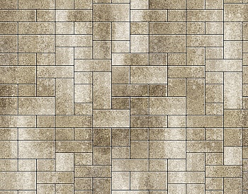 Тротуарная плитка Мультитек 60мм амиант БЕТТЕКС (10,716м2) в одном ряду-0,89м2