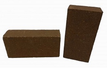 Кирпич шамотный огнеупорный Ш-6 терракот (230х114х40) Боровичи (490 шт)