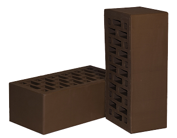 Кирпич керамический Новомосковский 1,4НФ  Шоколад (352шт)М-150