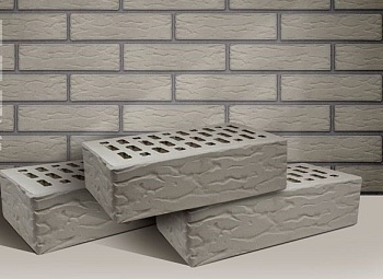 Кирпич керамический Терекс 1НФ Серый Рустик М-175 (480 шт)