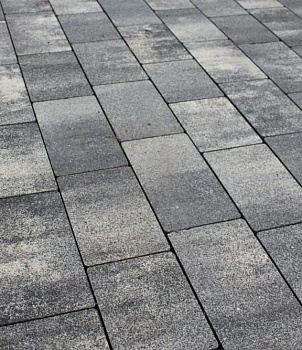 Брусчатка 40х100х200 нов гранит мусон БЕТТЕКС (15,12м2) в одном ряду 1,08 м2