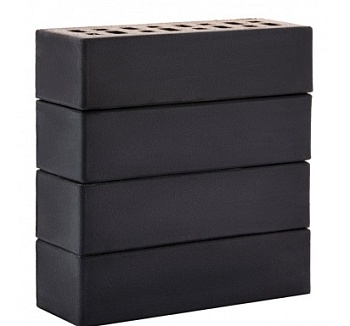 Кирпич клинкерный ЛСР 0.7НФ М-300 Рейкьявик Коричневый Черный ангоб Матовый (480шт)