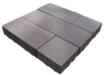 Тротуарная плитка Сан-Марко 60мм (Новый город) колорит гларус (12,96м2 в ряду 1,08м2) Ландшафт