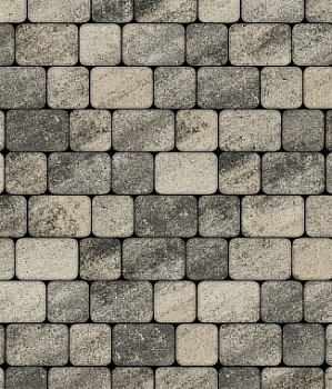 Тротуарная плитка Классико 60мм Гладкий листопад Антрацит (в ряду 1,12м2)14.56м2 ВЫБОР