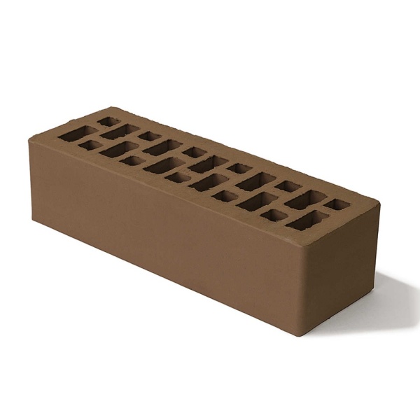 Кирпич Лицевой БРАЕР светло-коричневый гладкий 0,7НФ