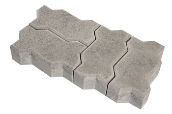 Тротуарная плитка  60х240х130 Волна (10,5м2) Дон-Штайн