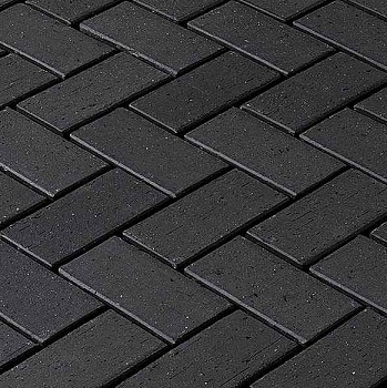 Брусчатка 40х100х200мм черная (18м2) Ландшафт